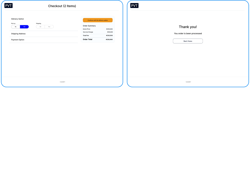Category product listing mockup